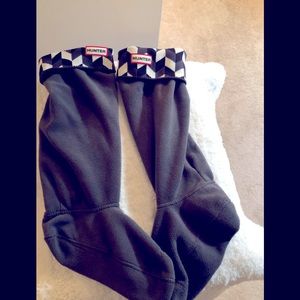 Hunter tall boot socks.